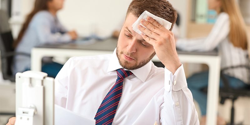 sudor nocturno estrés