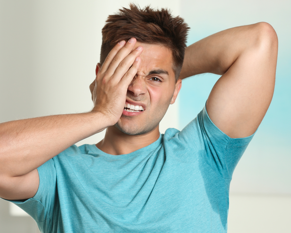 hiperhidrosis unilateral